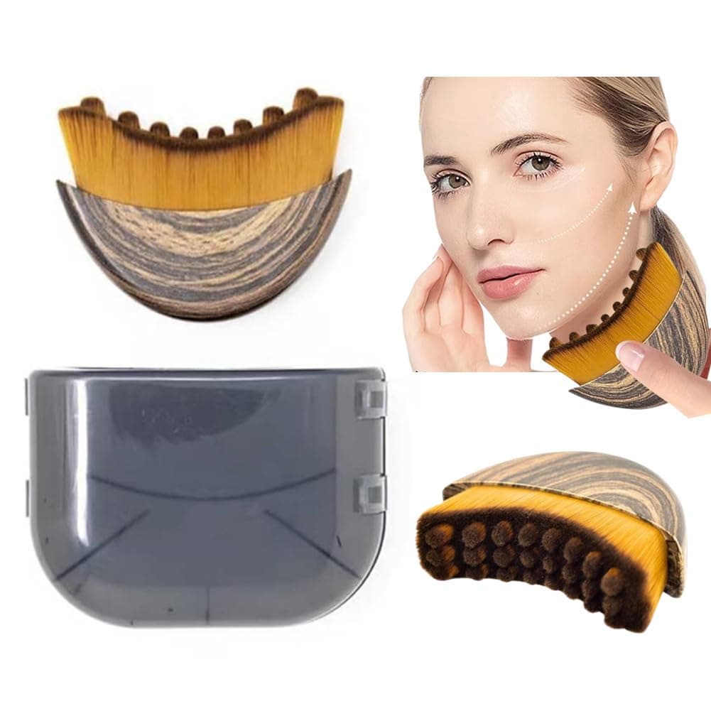 Lymphatic Contour Face Brush - Double Chin Reducer & chez Amazon US