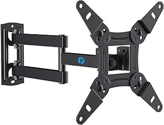 Pipishell Full Motion TV Wall Mount for 13–43 inch TVs and Echo Show 21/15 | Corner TV Mount Bracket with Smooth Rotation Swivel Tilt... chez Amazon Canada