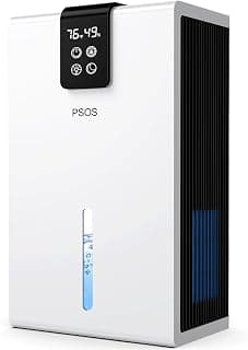PSOS Dehumidifier, 98 OZ Water Tank, Dehumidifier for Home 1000Sq.Ft Quiet Dehumidifiers for Basement, Bedroom, Bathroom, RV with... chez Amazon Canada