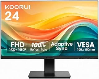 KOORUI E2412F Écran d'ordinateur 61 cm, 100 Hz Full HD (1920 x 1080) 99 | Sans scintillement, faible lumière bleue, contraste 3000:1,... chez Amazon Canada