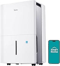 Midea Déshumidificateur avec pompe pour sous-sol, Energy Star, WiFi, 50 | 4 500 m². Couverture des pieds, compatible avec la voix... chez Amazon Canada