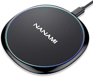 NANAMI Fast Wireless Charger, Phone Charging Pad for iPhone and Samsung | for iPhone 17/16/15 Pro Max/14/13/12 Mini/11/XR/XS/X/8,for... chez Amazon Canada