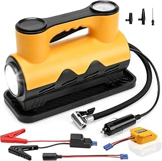 Car Battery Jump Starter with Air Compressor for DeWalt 20V Battery chez Amazon US