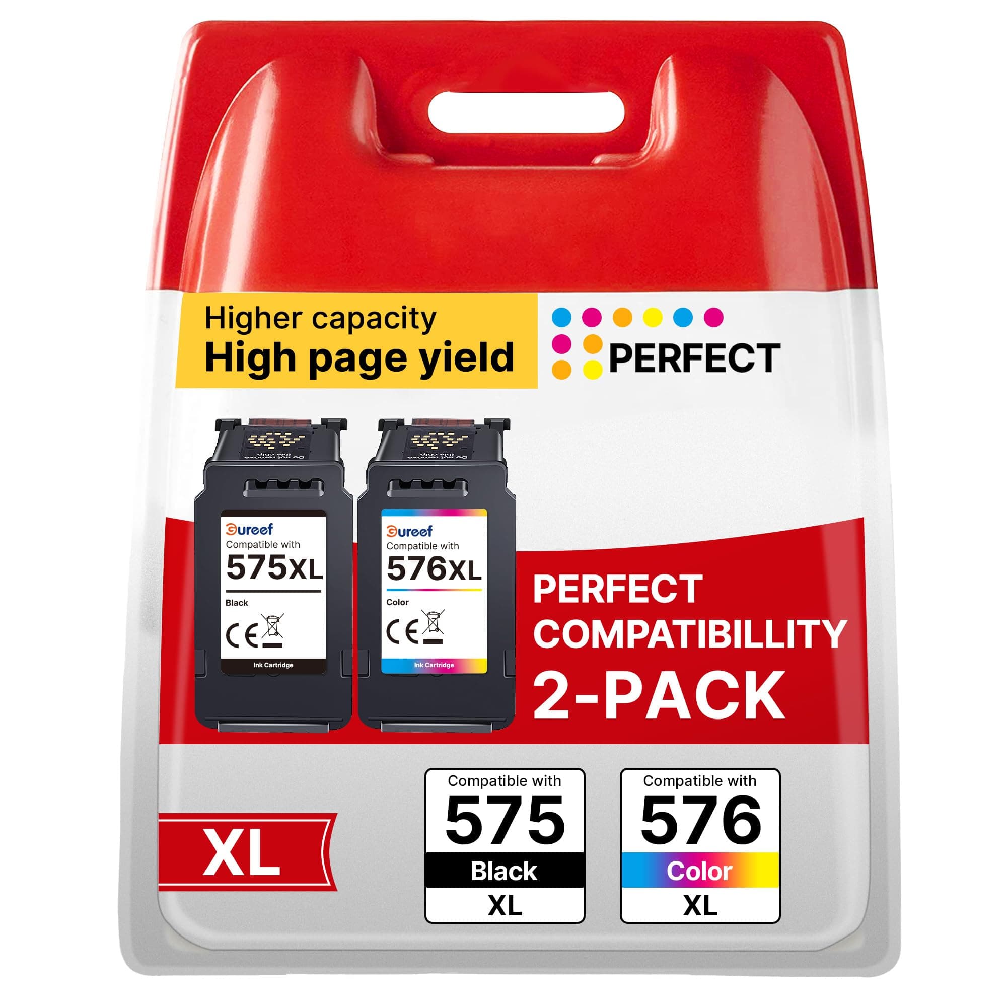 575 576 XL TS3750i TR4755i Ink Cartridges for Canon chez Amazon UK