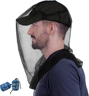 Mosquito Head Net for Insects 2 Pack, Fly & Bug Protection | Outdoor Essential Gear for Camping, Hiking, Fishing, Gardening, Fit All... chez Amazon Canada