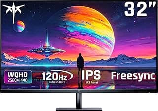 KTC Moniteur d'ordinateur 32 pouces 2K, moniteur IPS 1440p 120Hz avec bordures ultra-minces, HDR10, synchronisation adaptative, ports... chez Amazon Canada