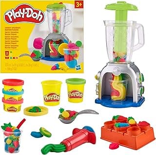 Mélange de smoothies Play-Doh Swirlin' - Ensemble de jouets pour la cuisine, jouets d'art et de bricolage pour enfants de 3 ans et... chez Amazon Canada