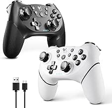AceGamer Wireless Pro Controller for Nintendo Switch/Lite/OLED/Switch 2/PC, 2 pack, Hall Effect Joystick for Switch 2 Pro Controller... chez Amazon Canada