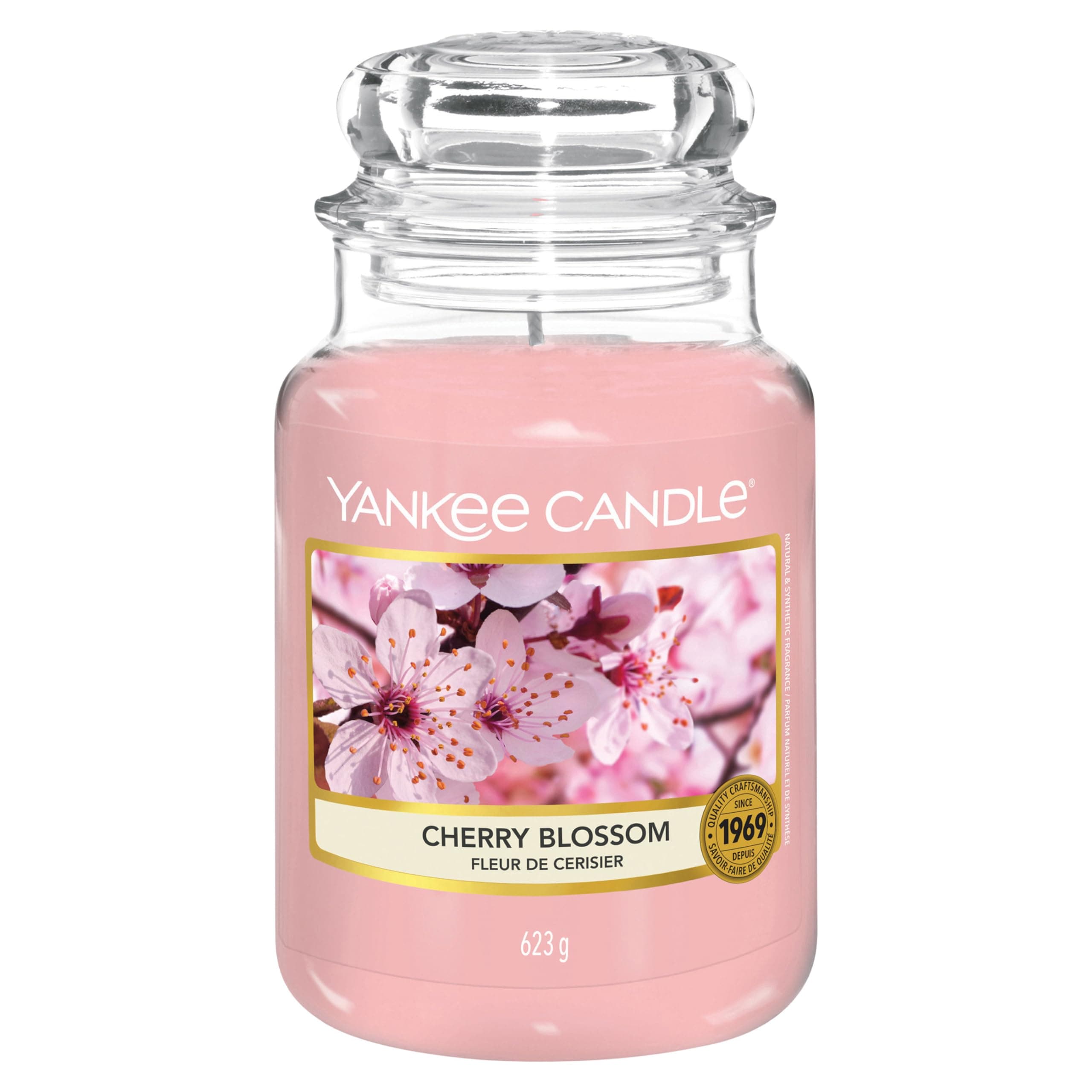 Yankee Candle Scented Candle | Cherry Blossom Large Jar | Long Burning Candles: up to 150 Hours | Perfect Gifts for Women