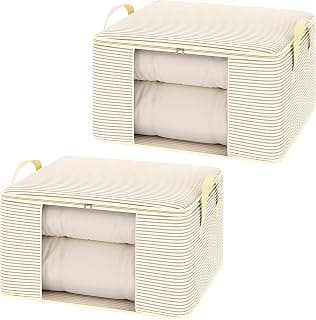 2pcs Boîtes de rangement organisateur with Lid, Collapsible Fabric Storage Boxes with Clear Window, 24"x16"x12" Cube... chez Amazon Canada