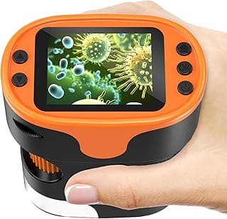 Microscope numérique portable 1000X pour enfants – Écran 4K 2" – Mini labster portable rechargeable – Kit de diapositives – Gadget... chez Amazon Canada