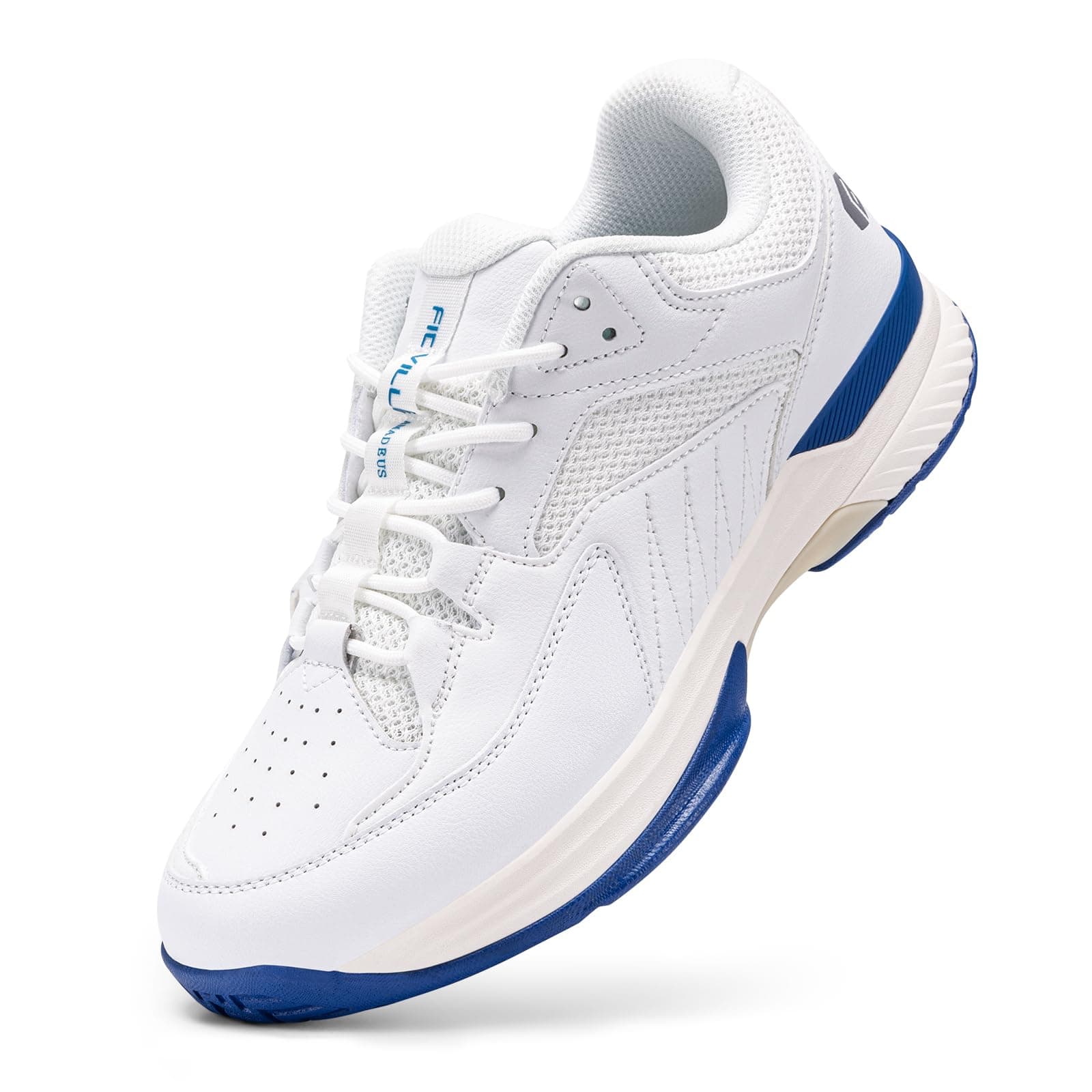 FitVille Mens Wide Fit Tennis Badminton Squash Shoe | Non Slip, Sport, Volleyball Pickleball