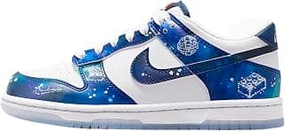 Nike Dunk Low x Lego® Collection Big Kids' Shoes (White/Brave Blue/Metallic Platinum/Multi-Color) chez Amazon US
