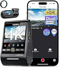 VIOFO A229 Pro 4K HDR Dash Cam Front and Rear, Dual STARVIS 2 Sensors chez Amazon US