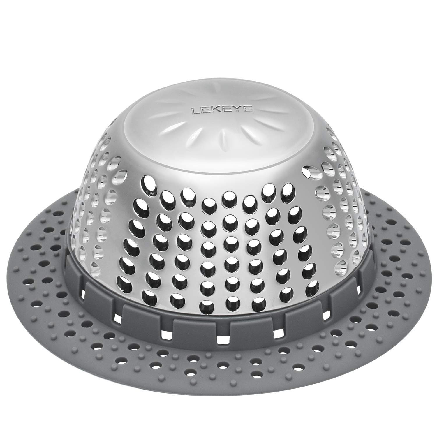 LEKEYE Drain Hair Catcher/Bathtub Drain Cover/Drain Protector for Pop-Up & Regular Drains(Patented Product) chez Amazon US