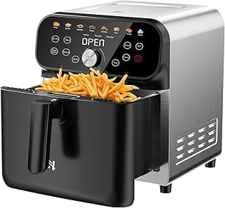 6.3QT Friteuse sans huile Oven with LED Digital Touchscreen, 12 Preset Cooking Functions Friteuse sans huiles, Bake,... chez Amazon Canada