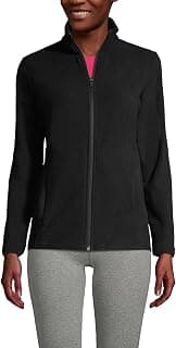 Columbia Lands' End Women's Fleece Full Zip Jacket | 100% Polyester Fleece, Anti-Pill, Anti-Static, Stand Collar, On-Seam Pockets,... chez Amazon US