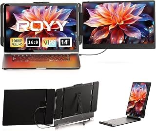 Extension d'écran d'ordinateur portable double moniteur - Moniteur portable 14" IPS FHD 1080P fixation écran supplémentaire étendu... chez Amazon Canada
