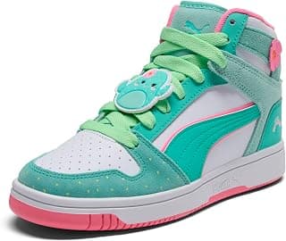 PUMA Kids Girls X Rebound Layup Graciela Mid Sneakers Shoes Casual - Green