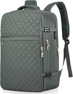 MOMUVO Large Sac à dos de voyage cabine Women, Flight Approved Carry On Backpack, Water Resistant Anti-Theft Casual... chez Amazon Canada