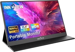 InnoView Portable Monitor, 15.6 Inch FHD 1080P USB C HDMI Second External Monitor for Laptop, Desktop, MacBook, Phones, Tablet, PS5/4,... chez Amazon Canada