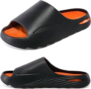 Adidas Mens Recovery Slides - Orthotic Arch Support Sandals for Plantar Fasciitis,Comfortable Cushioned Sport Slides with Open Toe,... chez Amazon US