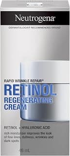Neutrogena Rapid Wrinkle Repair Retinol Face Moisturizer, 48 mL | With Retinol + Sérum anti-âge visage, Fades Fine... chez Amazon Canada