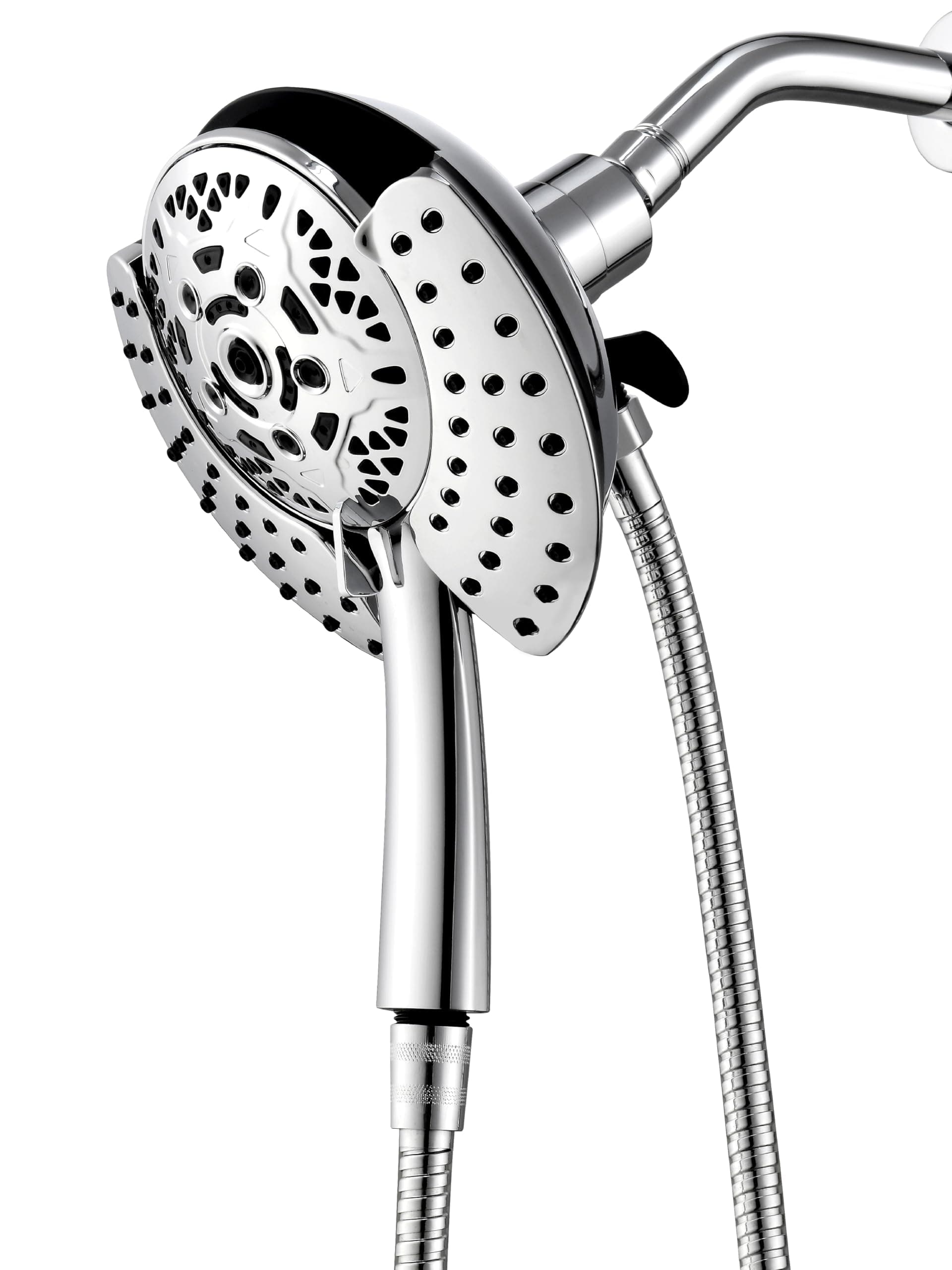 INAVAMZ 2 in 1 Shower Head with Handheld Combo High Pressure Silver 1.8 GPM | 7.2" Rain Showerhead and 10 Spray Hand Held Shower,... chez Amazon US
