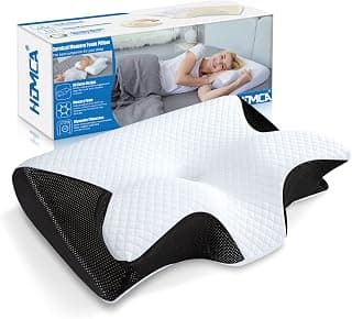 HOMCA Memory Foam Pillow, 2 in 1 Cervical Pillow for Neck Pain Relief, Ergonomic Neck Support Pillows for Side Back... chez Amazon Canada