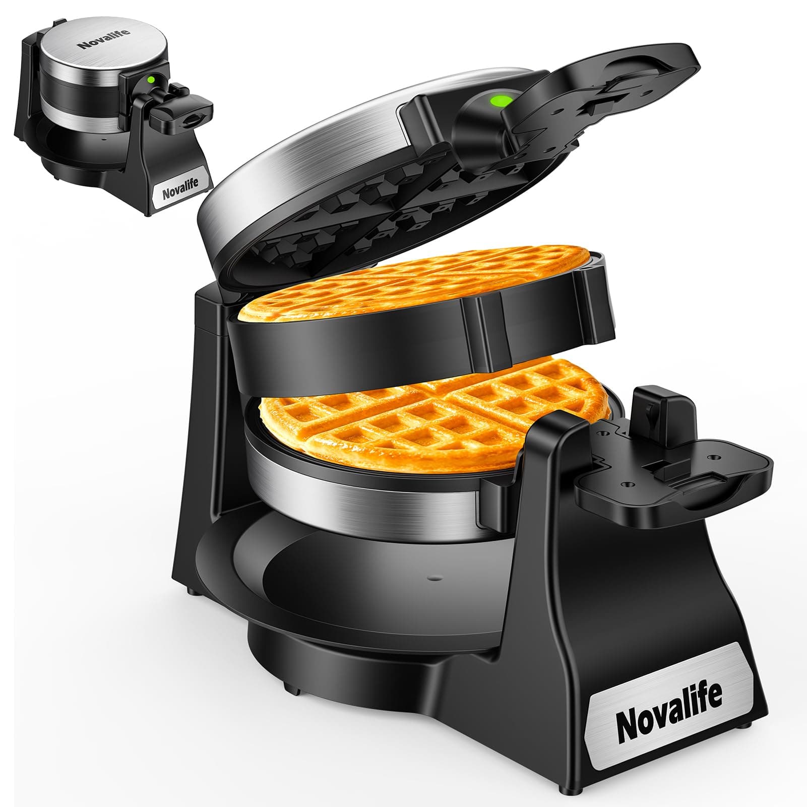Waffle Maker, 1400W Belgian