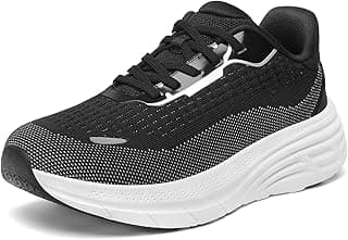 Hoka Women's Wide Toe Box Walking Shoes Comfortable Cushioned Tennis Nursing Bunions Shoes Breathable Non Slip Gym Sports Athletic... chez Amazon US