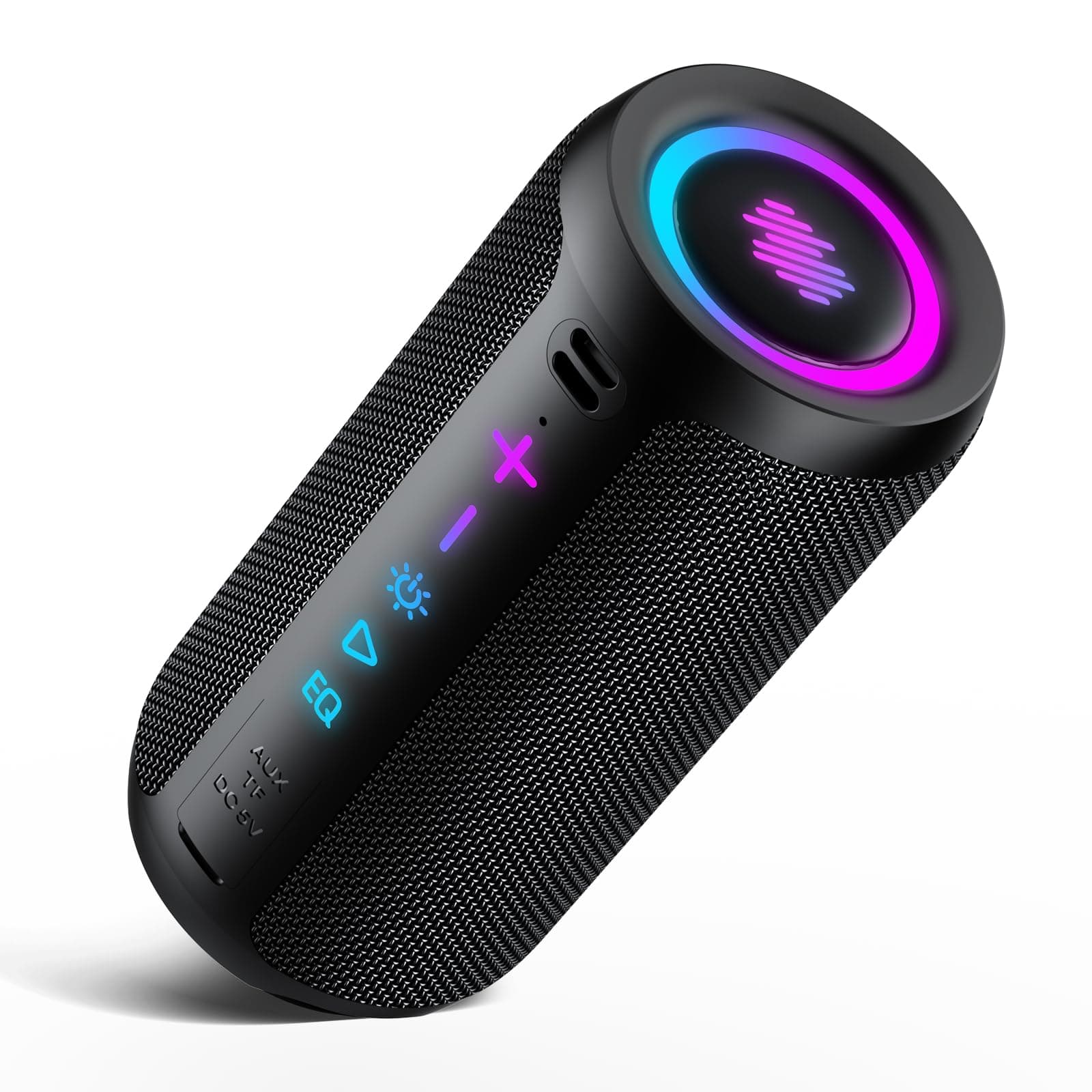 TIMU Bluetooth Speaker Portable Wireless Bluetooth Speakers with HD Stereo Sound, Bluetooth 5.4 TWS Pairing 30H Battery Life with Led... chez Amazon UK