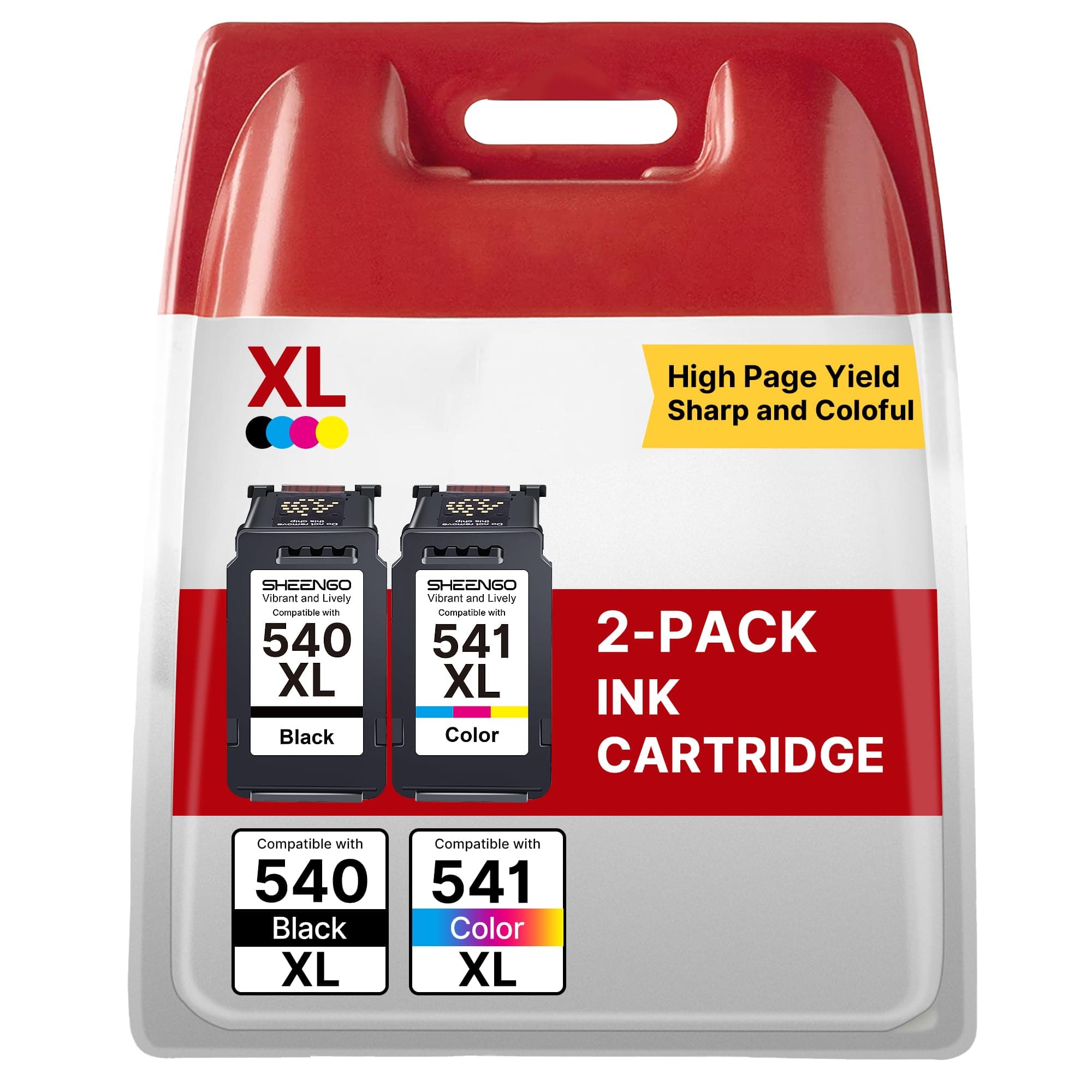 540XL Black 541XL Colour Replacement for Canon 540 and 541 Ink Cartridges PG540XL CL541XL Ink Cartridges for Canon Pixma TS5150 MG3600... chez Amazon UK