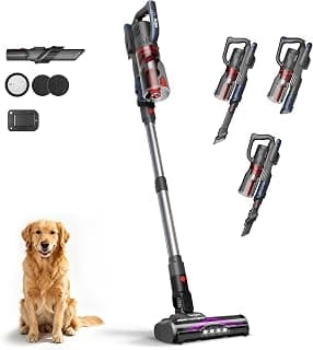Aspirateur balai sans fil Cleaner for Home,Anti-Tangle Vac for Pet Hair | Stick Vac for Carpet Hard Floor Pet... chez Amazon Canada
