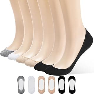 Brooks ATBITER No Show Socks Womens Flats - 6/12 Pairs Low Cut Invisible Non Slip | Ultra Ankle Liner Footies Anti-slip Hidden Socks... chez Amazon US