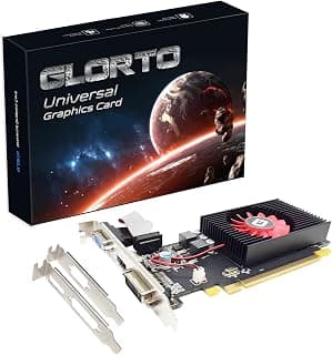 Glorto Radeon HD 5450 Carte graphique 1 Go DDR3 Low Profile PCI Express 2.0 x16, HDMI/VGA/DVI, GPU d'entrée de gamme pour PC, SFF et... chez Amazon Canada