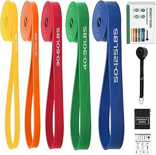 Bandes de résistance pour entraînement, bandes pour jambes, pour traction, bandes pour exercices d’étirement, musculation,... chez Amazon Canada