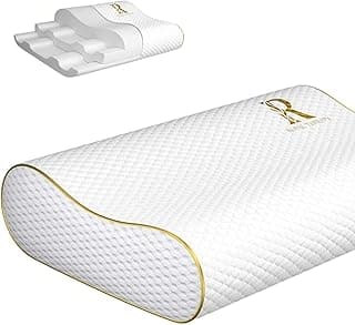 Royal Therapy Memory Foam Contour Pillow – Queen Size Cervical Pillow for Neck and Shoulder Pain Relief – Ideal for... chez Amazon Canada