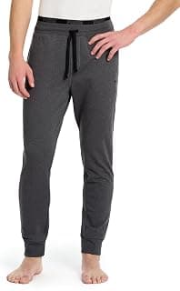 PUMA Men's French Terry Lounge Pant with Dual Band and Drawcord
