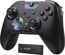 EasySMX X05 Pro Wireless PC Controller, Upgraded 2-Stage Triggers, Black | Soft Click Buttons, Hall Joysticks, 1000Hz Polling, 8-Way... chez Amazon Canada