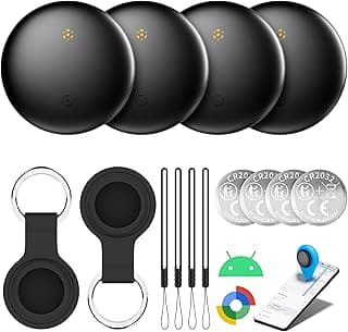Étiquettes Air Tracker pour Android avec étui - Localisateur d'objets Bluetooth pour clé, portefeuille, bagages - Fonctionne avec... chez Amazon Canada