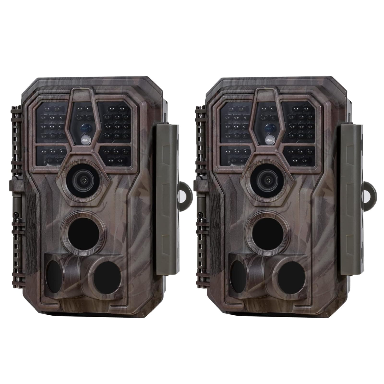 GardePro E5S 2-Pack Non-Cellular Trail Camera, 64MP Photo & 1296P HD Video | 0.1s Trigger, 100ft No-Glow Night Vision, Motion Activated chez Amazon US