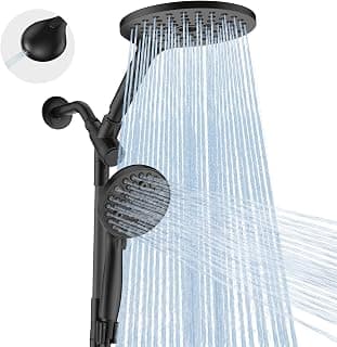 MakeFit Dual Handheld Pommeau de douche haute pression Combo, Upgraded 2-in-1 Rain Pommeau de douche haute pressions... chez Amazon Canada