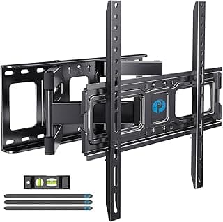 Pipishell Support mural pour TV à mouvement complet pour écrans de 26 à 74 pouces, jusqu'à 44,9 kg et VESA 400x400 mm, support mural... chez Amazon Canada