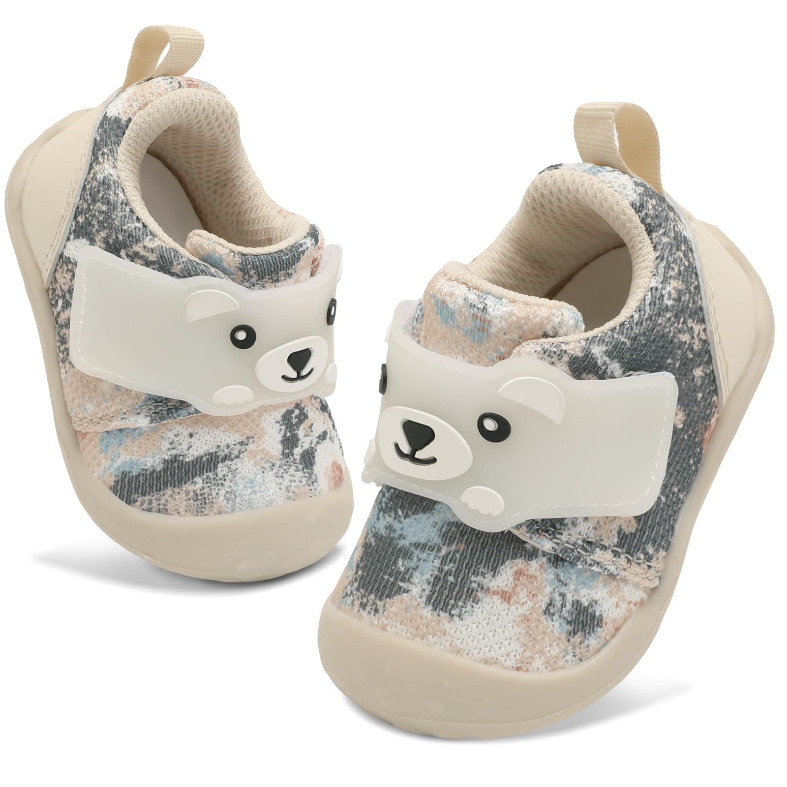 FEETCITY Baby Walking Shoes Wide Baby Shoes Boys Girls Infant Sneakers Crib Shoes Breathable Toddler Barefoot Shoes Slip On Shoes chez Amazon US