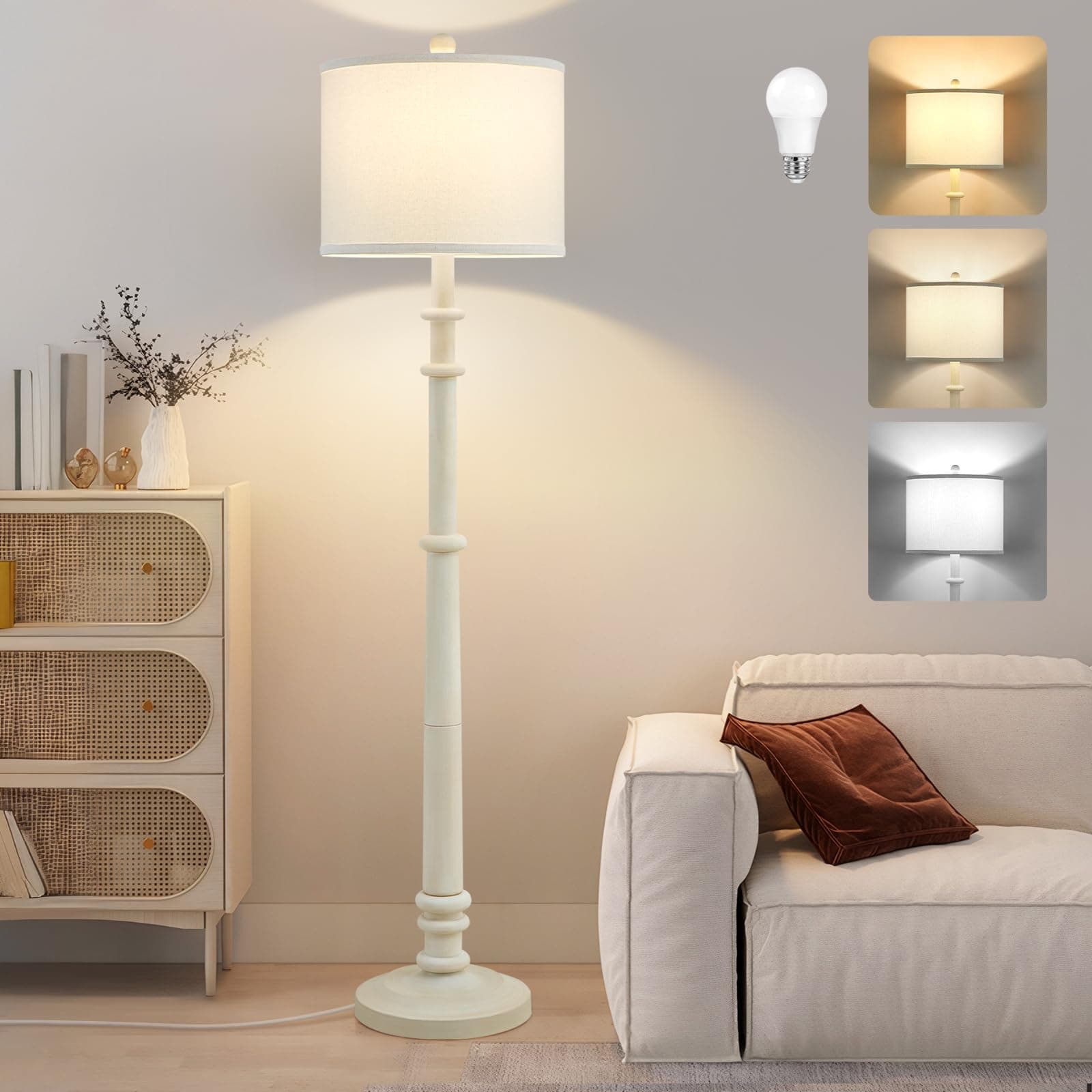 Floor Lamps for Living Room - 60" Farmhouse chez Amazon US