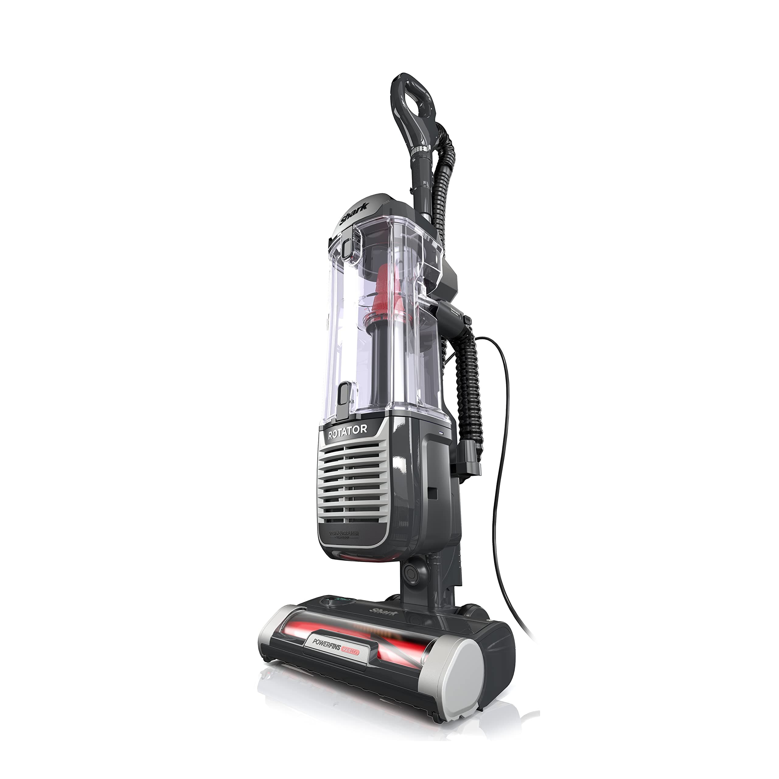 Shark ZU102 Rotator Pet Upright Vacuum with PowerFins HairPro & Odor Neutralizer Technology, Charcoal, 2.9 L Dust Cup chez Amazon US