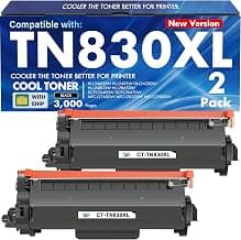 TN830XL TN830 TN 830XL 830 Toner for Brother Printer DCP-L2640DW HL-L2460DW chez Amazon US