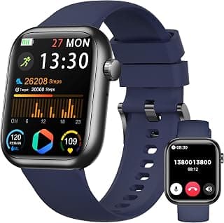 Montre connectée pour hommes et femmes (Appel), montre de fitness 1,83" avec rythme cardiaque/tension/oxygène... chez Amazon Canada