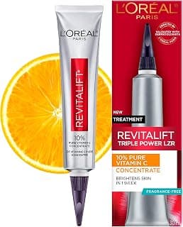 L'Oréal Paris Anti Aging Serum Revitalift Triple Power LZR with 10% Pure Vitamin C, 30 ml chez Amazon Canada